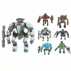 Набор роботов Мехов 6 шт 8 см, подвижные элементы / Фигурка боевой робот S+S Toys