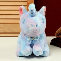 Мягкая игрушка «Единорог» 23 см, цвет голубой NO Name