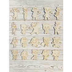 Говорящий Том и друзья. Фигурки для раскрашивания из дерева. Игрушки. Макс арт