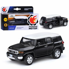 Машина металл. 1:43 Toyota FJ Cruiser, откр. двери, черный, 12см Пламенный мотор