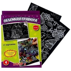 Гравюра объёмная «Попугай+корабль» Ракета