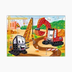 Набор для творчества. Мягкая мозаика А4 «Стройка» Школа талантов