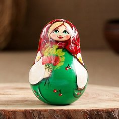 Неваляшка "Тюльпаны", 10-11 см Mum&Baby