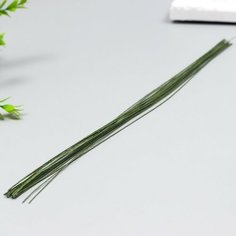 Проволока для творчества "Зелёная" (набор 20 шт) 0,46 мм, 36 см Magic4 Hobby