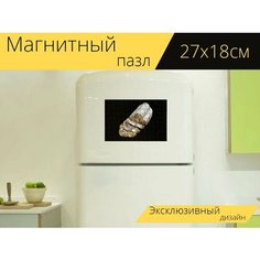 Магнитный пазл "Рождественские стулья, торты, есть" на холодильник 27 x 18 см. Lots Prints