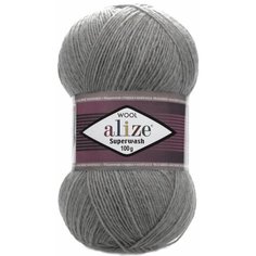 Пряжа Аlize Superwash 21 серый Alize