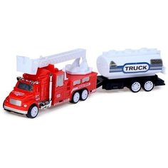 Машина инерционная «Пожарная служба» с цистерной, микс Noname