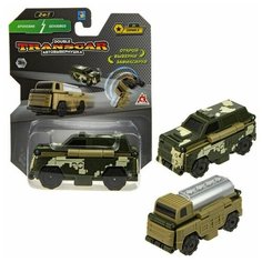 Автовывернушка Transcar Double «Броневик – Бензовоз», 8 см 1 Toy