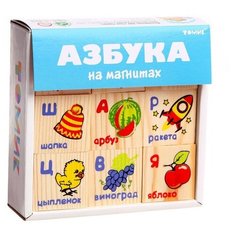 Томик Магнитный набор «Азбука», 36 деталей