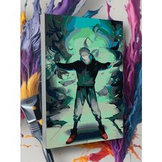 Картина по номерам рассекающий демонов Круто красим