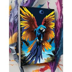 Картина по номерам Попугай Круто красим