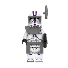 Клон 50-го легиона фиолетовый// Звёздные войны / Совместимый с Лего конструктор Без бренда