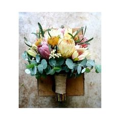 Алмазная мозаика на подрамнике 30*30 Букет