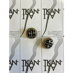 Пуговица металлическая на ножке, 1 шт. Noname