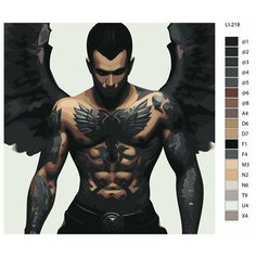 Картина по номерам,"Живопись по номерам",60 x 60, LI-218,