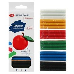 Полимерная глина запекаемая набор для школы ЗХК "Я - Художник!", 6 цветов х 20 г (120 г) Невская палитра