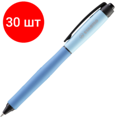 Комплект 30 штук, Ручка гелевая автомат. STABILO PALETTE XF 268/3-41-1 син,0.35мм, манж