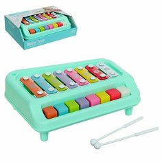 Металлофон с клавишами «Пианист», 8 нот Noname