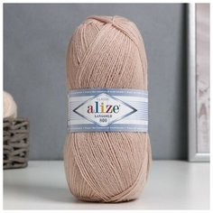 Пряжа "Lanagold 800" 49% шерсть, 51% акрил 730м/100гр (585 - камень) Alize