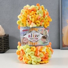 Пряжа "Puffy Fine Color" 100% микрополиэстер 14,5м/100гр (6313) Alize