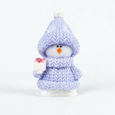 Силиконовая форма для мыла «Снеговичок №2» Noname