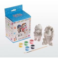 Творим вместе Набор для раскраски "Единорог и Зайка" 11,5х10х7,5см