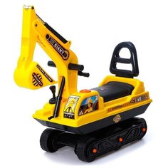 Толокар «Экскаватор», подвижный ковш, цвет жёлтый Dreammart