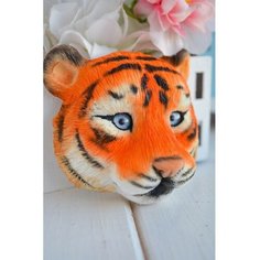 Силиконовая форма для мыла Морда тигра, 2D S Сима ленд