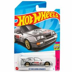 HKJ59 Машинка игрушка Hot Wheels металлическая коллекционная 87 Ford Sierra Cosworth серый