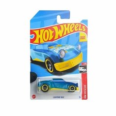 HKK69 Машинка игрушка Hot Wheels металлическая коллекционная Lightnin Bug синий