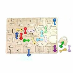 Чудасики Пазл-сортер «Подбери ключ к замку»