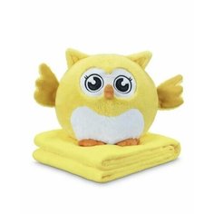 Плюшевая игрушка с пледом / Игрушка-подушка "Сова" с пледом 3 в 1 Нет бренда