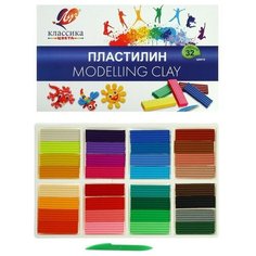 Пластилин 32 цвета Луч "Классика", 640 г
