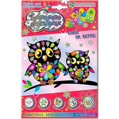 Клевер Набор для изготовления картины «Совы на ветке» Clever