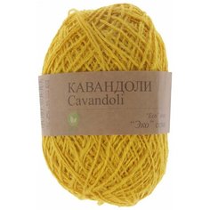Пряжа Прочее Кавандоли желтый (06), 100%джут, 180м, 100г, 3шт