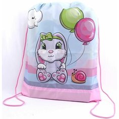 Сумка-мешок для сменной обуви 42*34см Girl banny (22266) Mazari