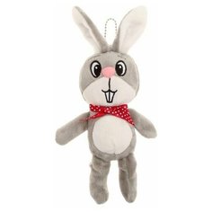 Мягкая игрушка "Кролик", на подвеске, цвет серый Нет бренда