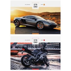 Альбом для рисования 40л, А4, на скрепке ArtSpace "Техника. Strong", 5 шт