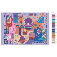 Картина по номерам W-14 "Все" 80x120 Brushes Paints