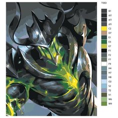 Картина по номерам Т353 Mobile Legends: аргус 70x90 Brushes Paints