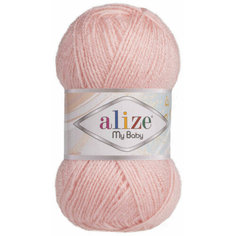Пряжа Alize My baby розовая пудра (556), 100%акрил, 150м, 50г, 1шт