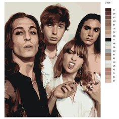 Картина по номерам Z-505 "Maneskin" 70x90 Brushes Paints