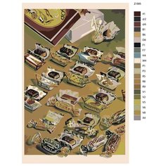 Картина по номерам Z-585 "Конфеты в СССР" 80x120 Brushes Paints