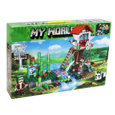 Конструктор Майнкрафт "Остров панды", 243 детали Toys