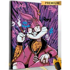 Картина по номерам Бакс Банни