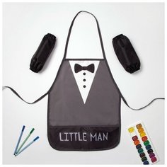 Фартук с нарукавниками детский Этель "Little man", 49 х 39 см