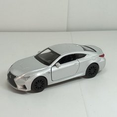 Металлическая машинка 1:34-1:39 LEXUS RC F, серебро 43745D Welly