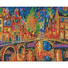 Вышивка бисером картины Амстердам 24*30см Светлица