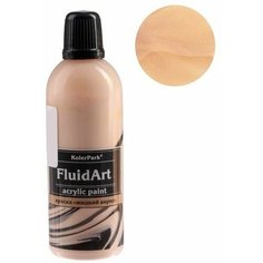 Краска акриловая для техники Флюид Арт, золото, 80 мл Koler Park