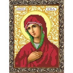 Вышивка бисером набор на атласе для вышивания "Вышивочка" икона "Св. Мца Ева" 11*16см